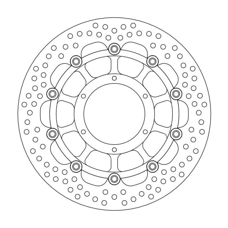 Moto-Master Halo Bremsscheibe Vorne Honda 113106 von Moto-Master