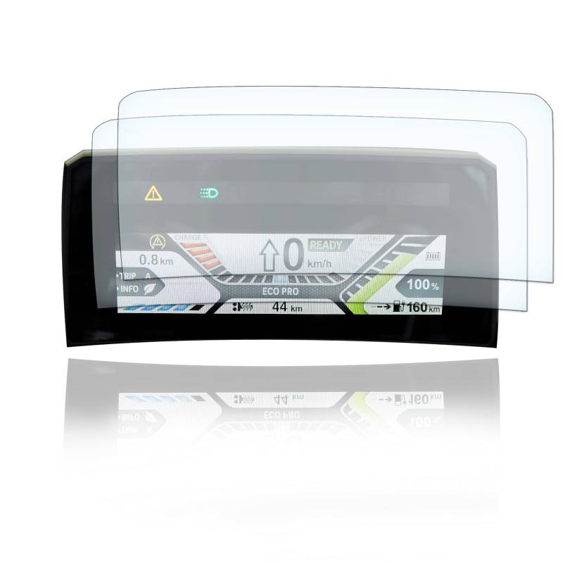 Displayschutzfolie Tacho Schutzfolie geeignet für BMW C Evolution 2014+ 2x Ultra Clear von Moto Screenies