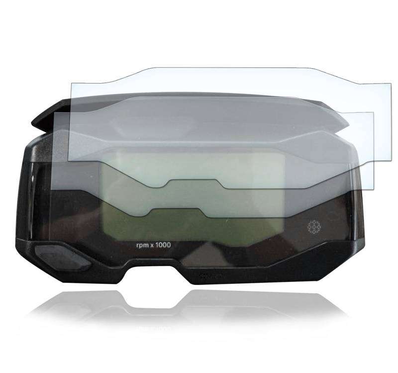 Displayschutzfolie Tacho Schutzfolie geeignet für BMW G310GS 9H Nano Glas Technologie von Moto Screenies