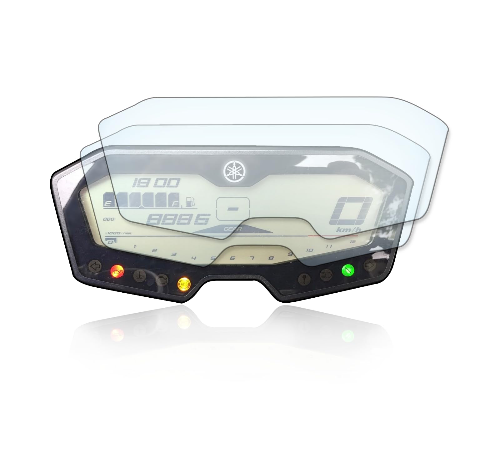 Displayschutzfolie Tacho Schutzfolie geeignet für Yamaha MT07 2014 von Moto Screenies