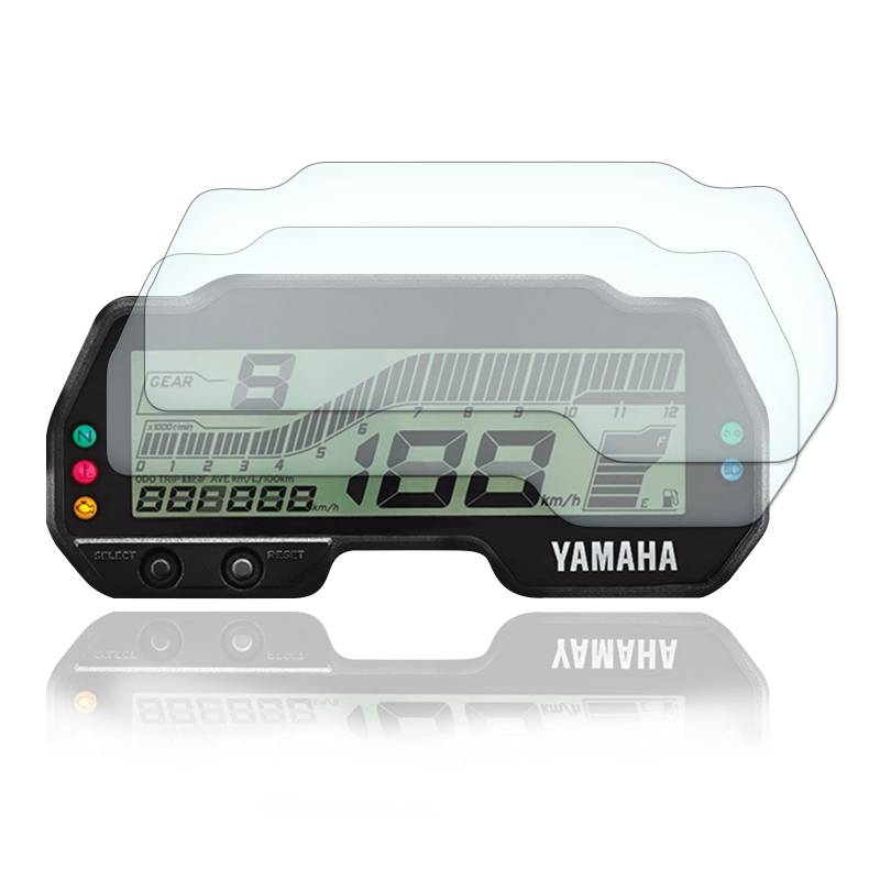 Displayschutzfolie Tacho Schutzfolie geeignet für Yamaha R125 2018+ 2x Ultra Clear von Moto Screenies