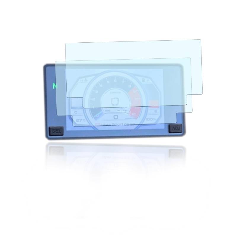 Moto Screenies Tachoschutzfolie Displayschutzfolie passend CFMOTO CF 250SR 250NK 250 NK 250 SR 400GT 650GT GT 400 GT 650 GT 9H Nano Glas Technologie von Moto Screenies