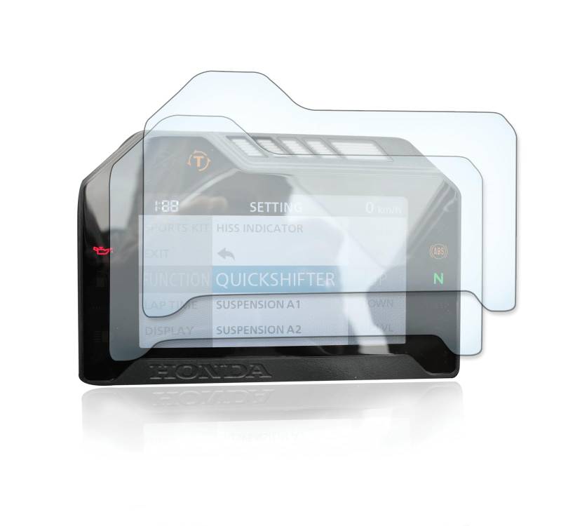 Tachoschutzfolie Displayschutzfolie passend für Honda CBR600RR 2024+ 2x Ultra Clear von Moto Screenies