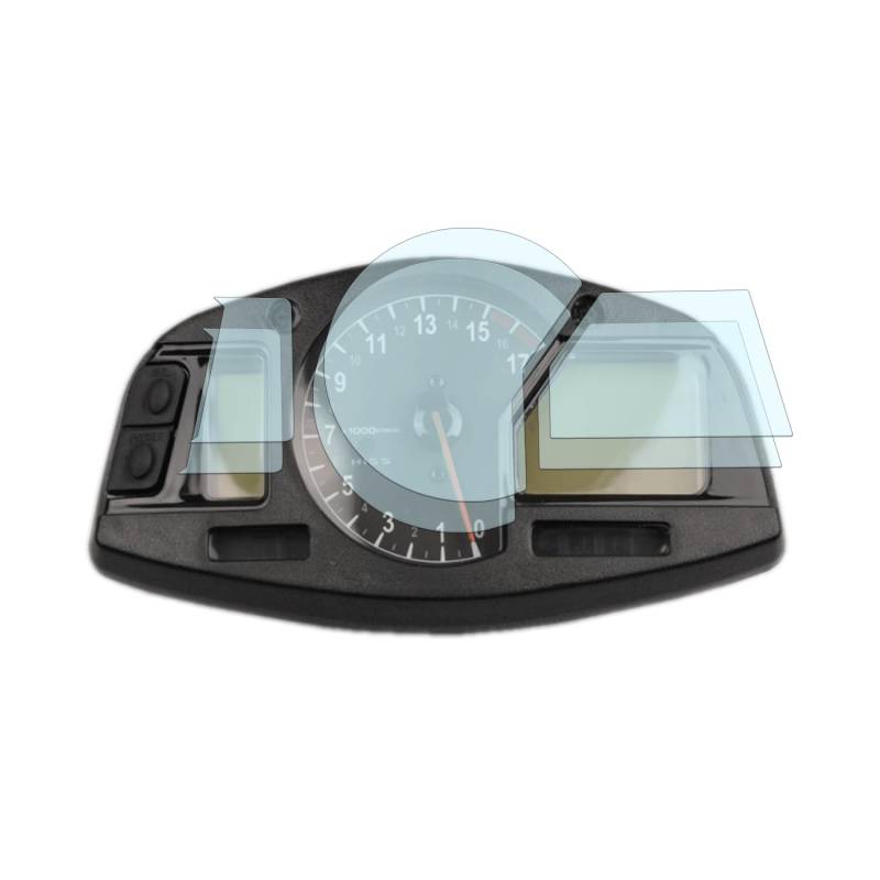 Tachoschutzfolie Displayschutzfolie passend für Honda CBR600RR PC40 2007-2019 2x Ultra Clear von Moto Screenies