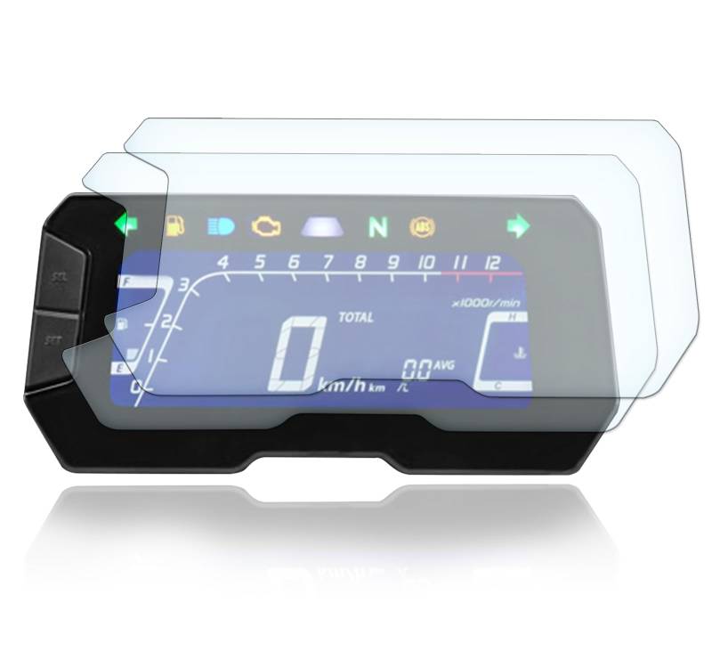 Tachoschutzfolie Displayschutzfolie passend für Honda CRF300L - Rally 2021+ 1x Ultra Clear / 1x Anti Glare von Moto Screenies