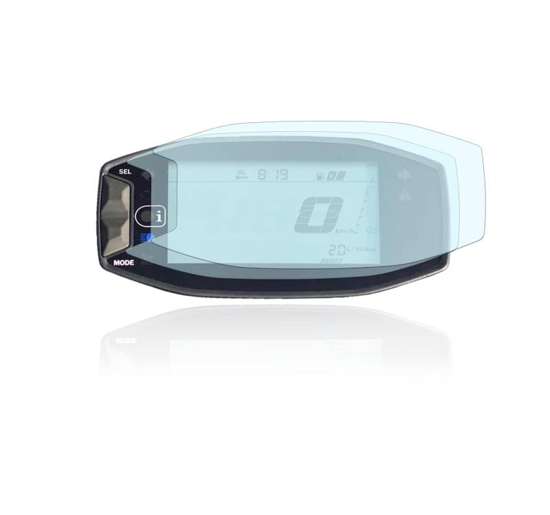 Tachoschutzfolie Displayschutzfolie passend für Suzuki Avenis 125 2x Ultra Clear von Moto Screenies