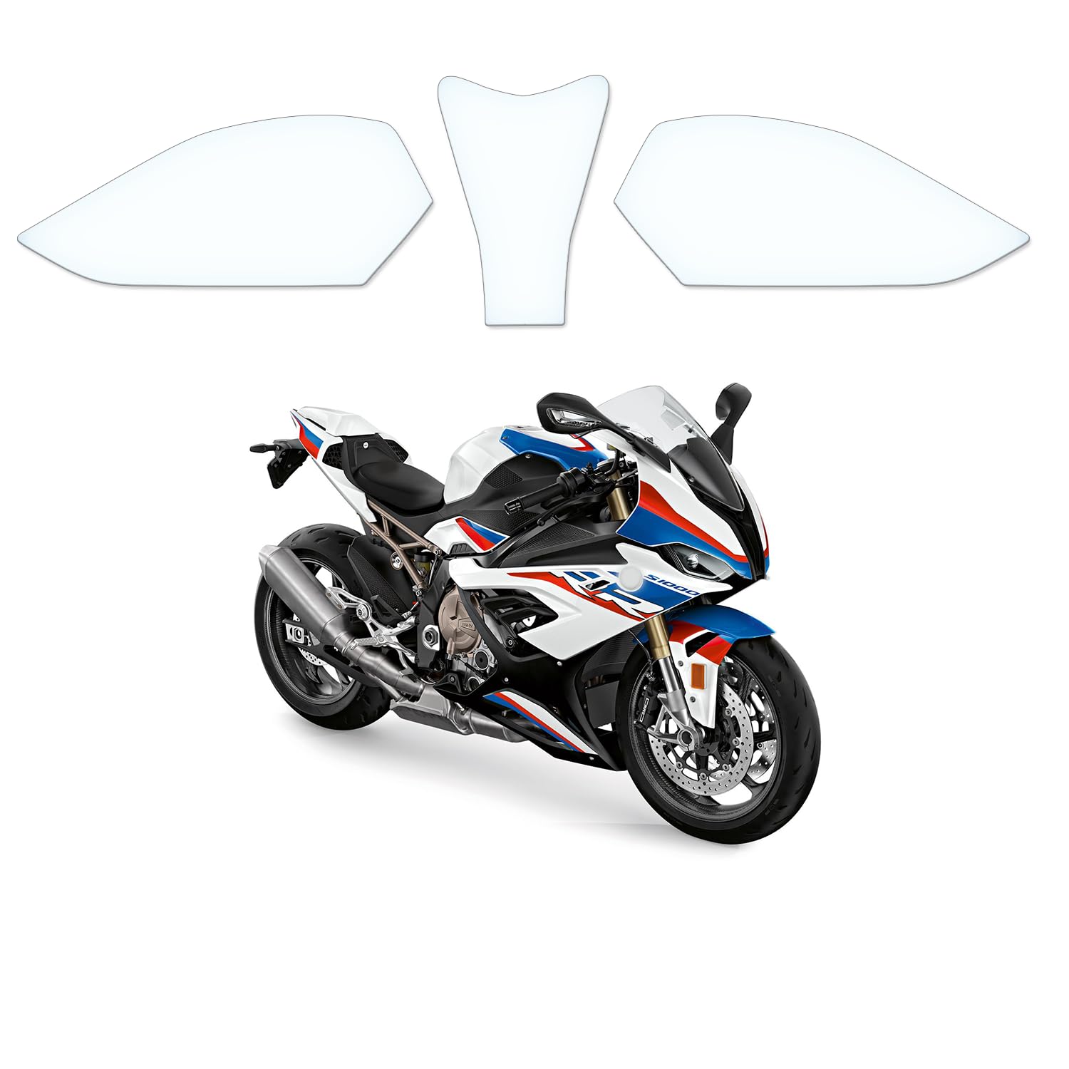 Tankschutz Tankkit Lackschutzfolie geeignet für BMW S1000RR 2019 von Moto Screenies