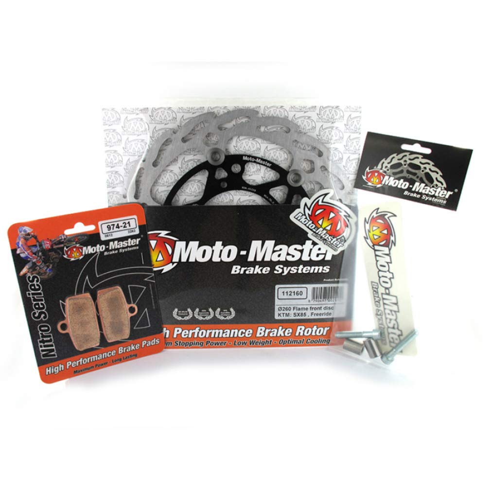 MotoMaster 310031 Kit Übergrössen 260mm, Adapter, Pads, Vorne von MotoMaster