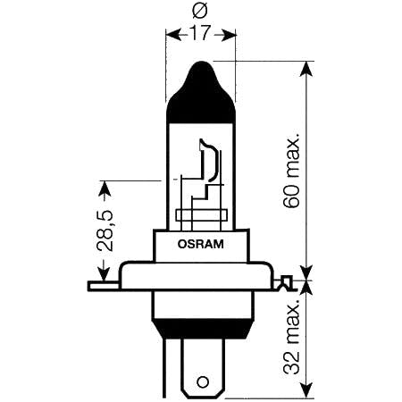 Lampe, Glühbirne H4 12V60/55W kompatibel mit Kawasaki VN 800 A Bj 1995-1999 von MotoX-treme