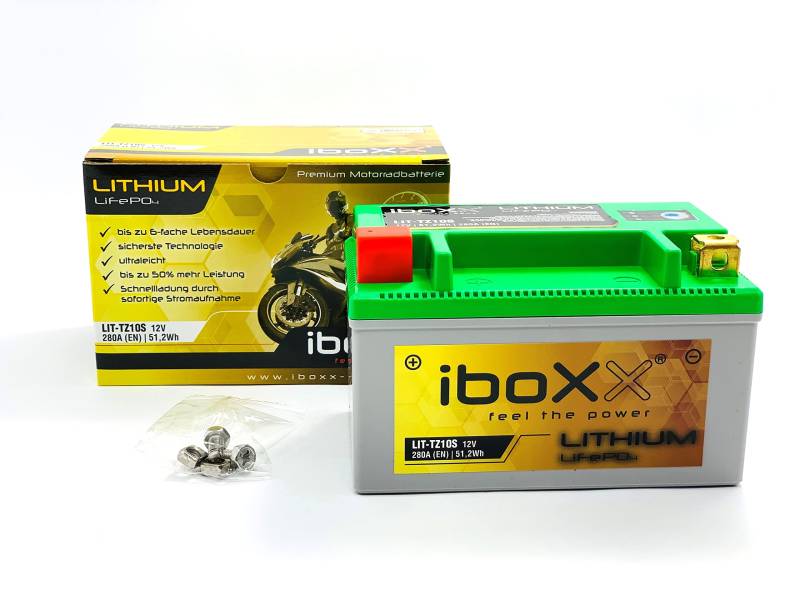 Lithium Ionen Batterie YTZ10S TTZ10S HJTZ10S-FP kompatibel mit KTM LC4-E 640 Supermoto 2003-06 von MotoX-treme