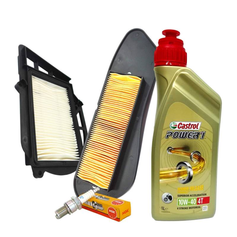 Castrol 10W40 Luftfilter-Kerze für Yamaha X-Max 250 von GTTCCG