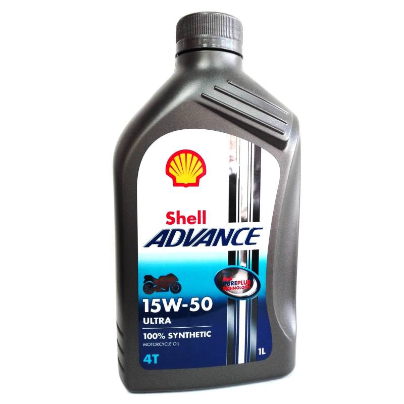 Shell Advance Ultra 15W50 4T API SM/JASO MA2-1 Liter von Motocar