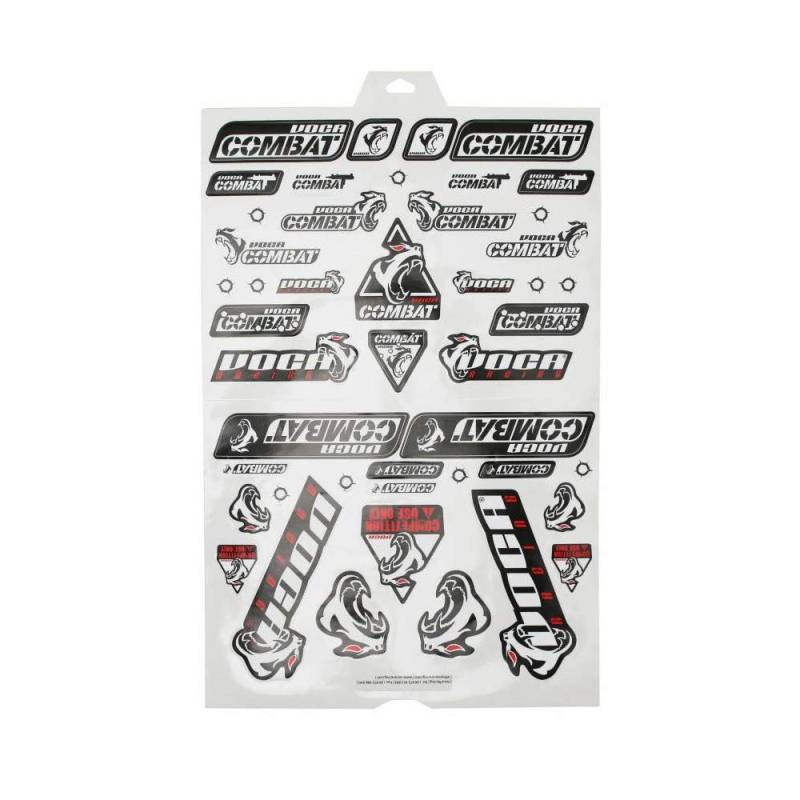 Motodak Selbstklebender Sticker, Voca Racing (45 x 35 cm – 46 Sticker) von motodak