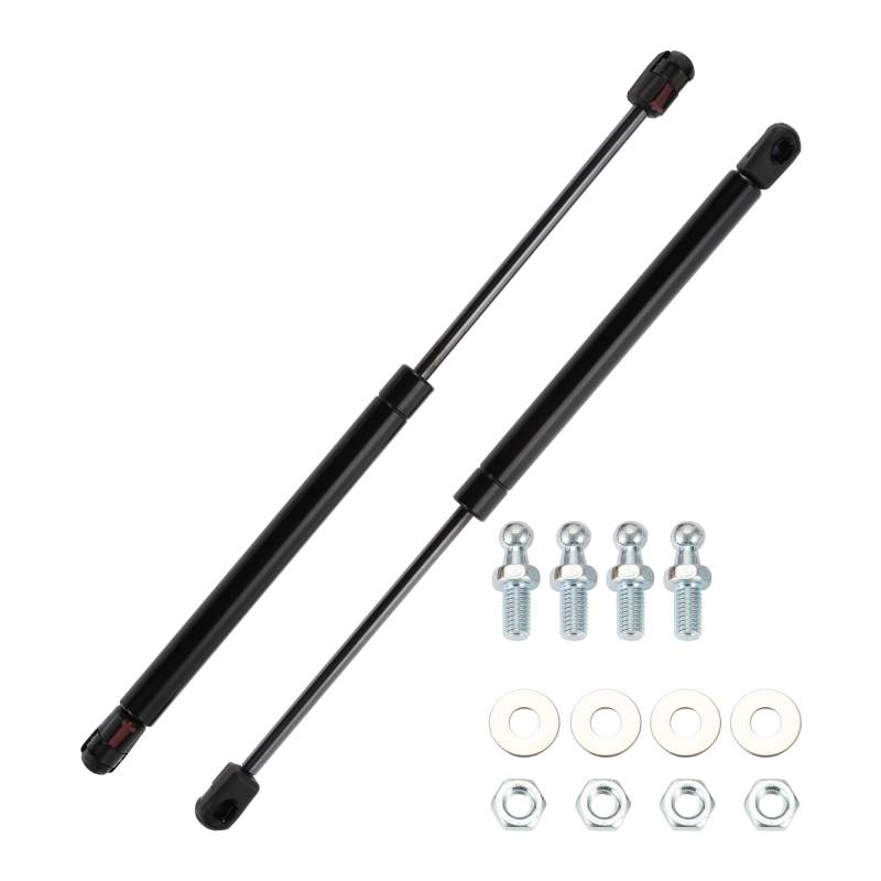 Motoforti Universal Lift Supports Struts Lift Support Shock 15inch/380mm 40lb/180N/18kg Schwarz 2 Set von Motoforti