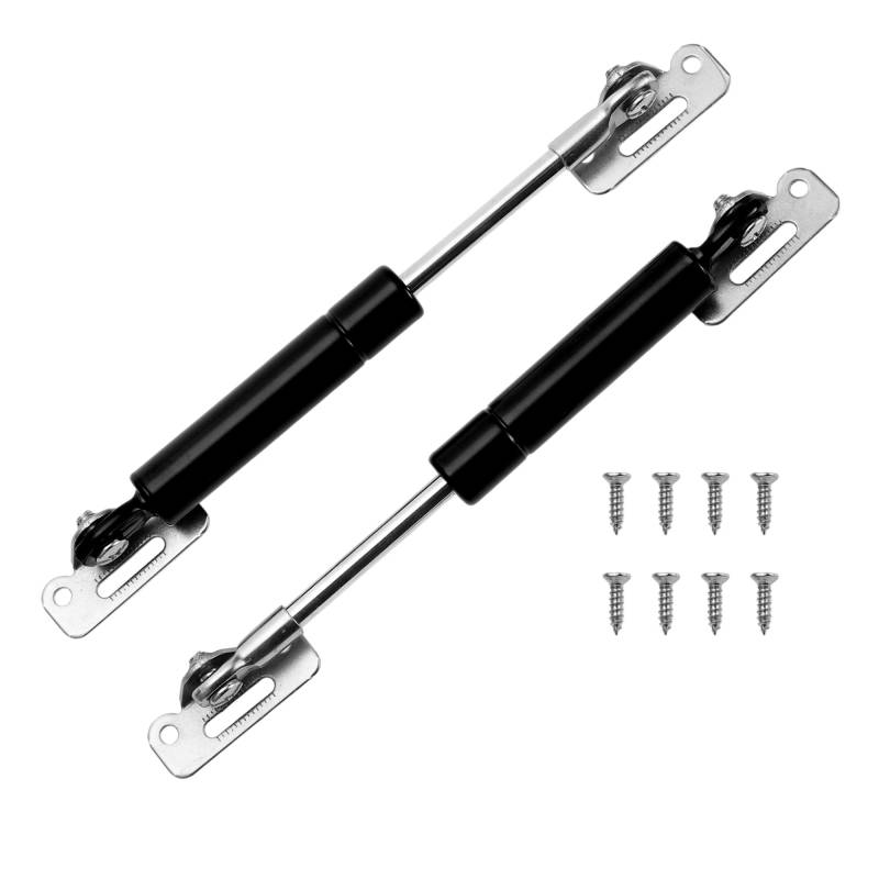 Motoforti Universal Lift Supports Struts Lift Support Shock 6inch/155cm 9lb/40N/4kg Carbon Steel Black 2 Set von Motoforti