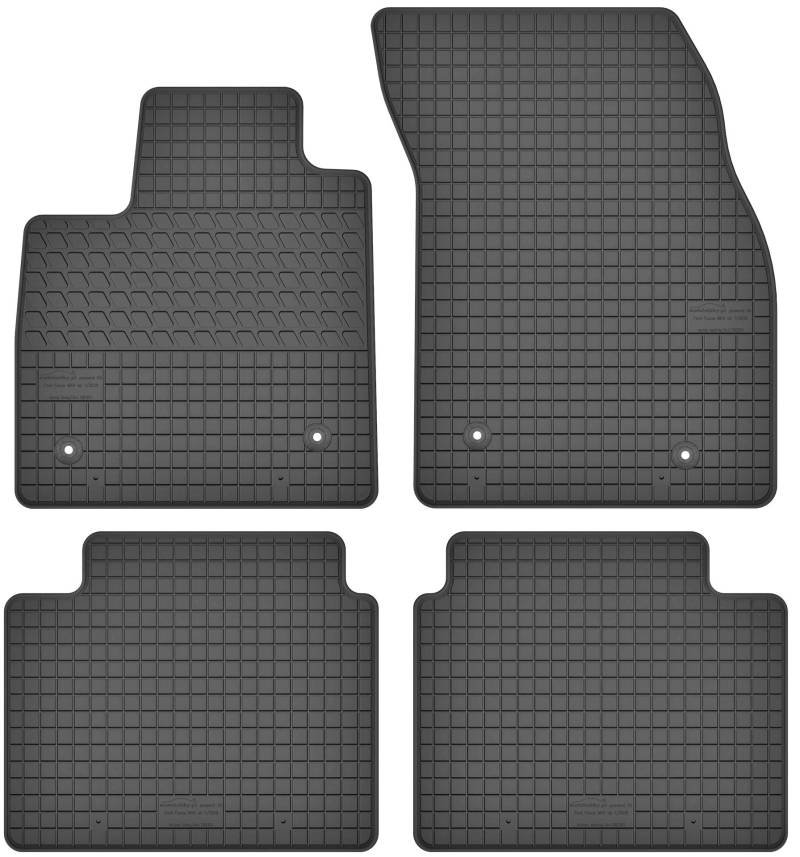 Gummimatten Gummi Fußmatten Satz für Ford Focus MK4 (ab 2018) - Passgenau von Motohobby