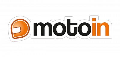 motoin Logo, Sticker - Orange/Schwarz - 10 cm x 2 von motoin
