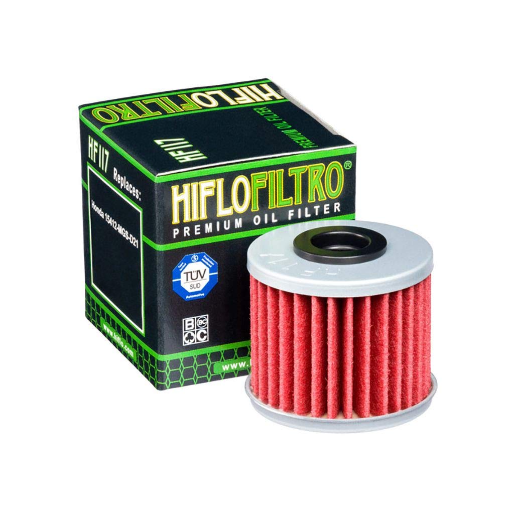 Ölfilter Hiflo HF117 Filter für Honda DCT Getriebe Passend für Honda NC 750 X ABS DCT RC90 2016-2019 von MOTOMENT