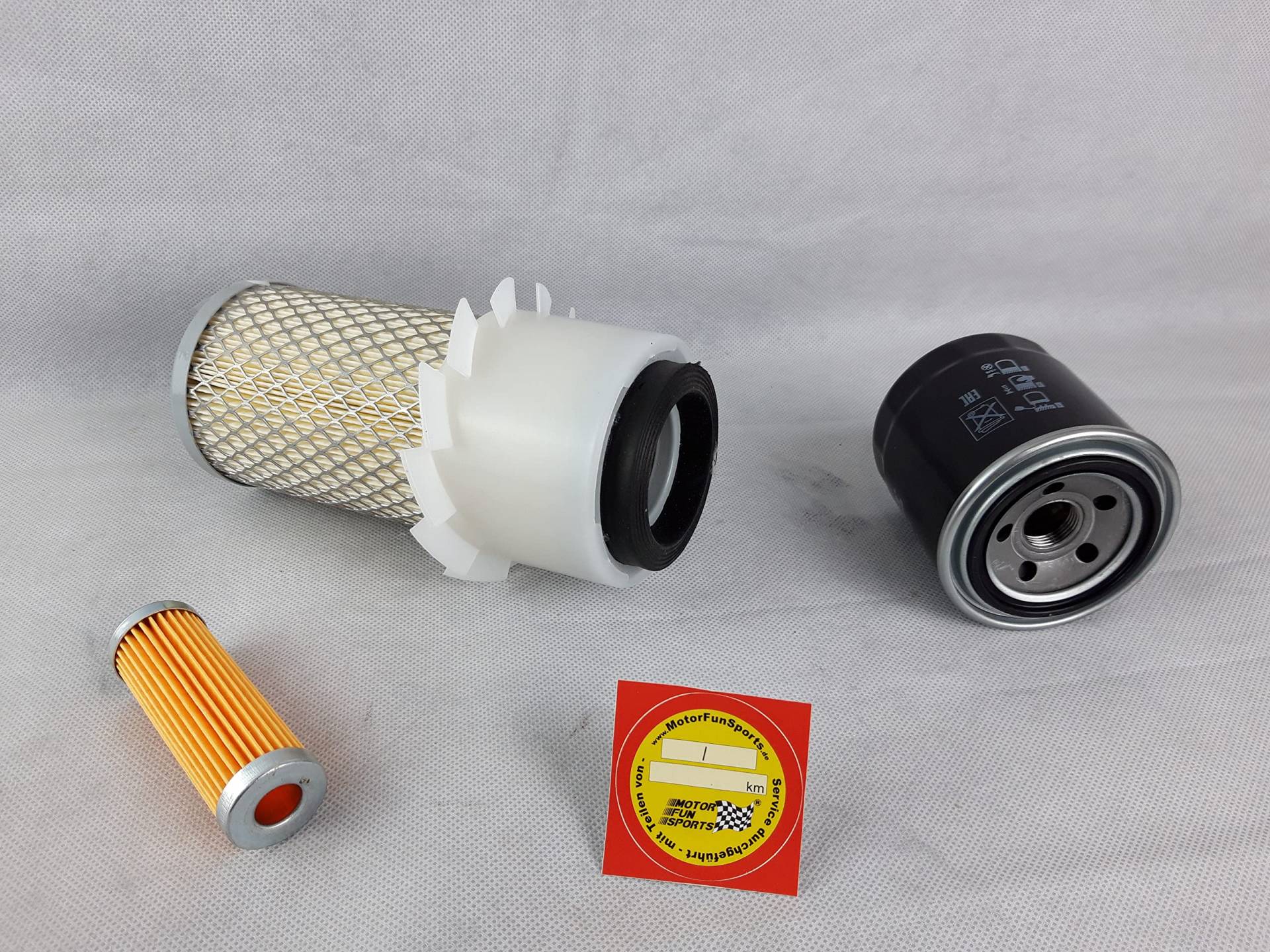 Filter - Set (klein) passend für Kubota B 5100 E Ölfilter, Luftfilter, Kraftstofffilter von Motor Fun Sports