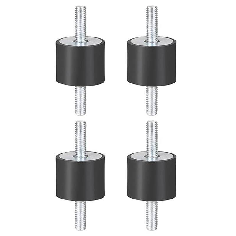 MotorMinds 4pcs M8 Stoßdämpfer Gummilager Anti Vibration Silent Block für Luftkompressoren Wasserpumpe von MotorMinds