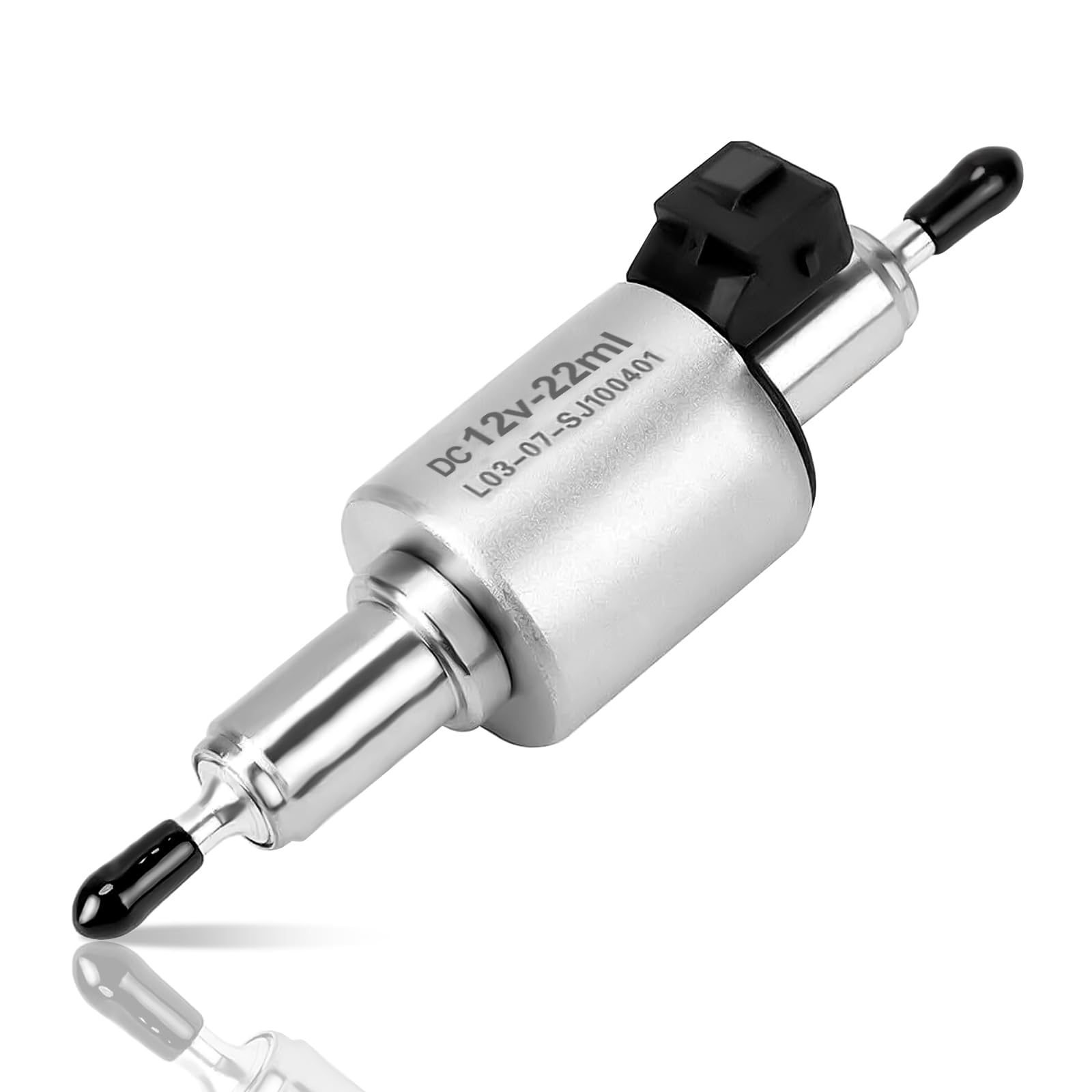 MotorMinds Dosierpumpe Standheizung - 12V 22ML Ölpumpe Kraftstoffpumpe Heizungspumpe Dosierpumpe mit Ölpumpendeckel für 2-5-8KW Webasto Eberspacher,Ersatzteil Ölpumpe für Diesel Standheizung von MotorMinds