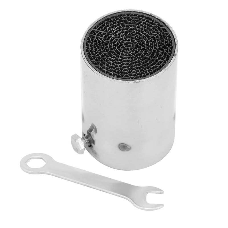 MotorMinds Motorrad Auspuff Endschalldämpfer, 51mm Universal Motorrad Auspuff Schalldämpfer Schalldämpfer Einfügen Lärm Sound Eliminator (3) von MotorMinds