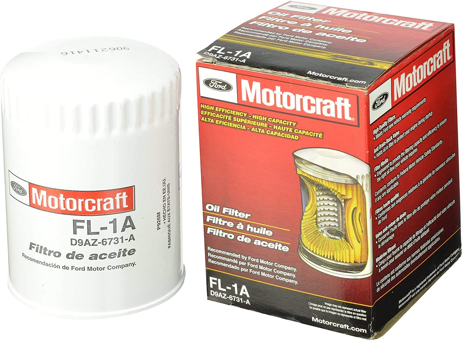 MOTORCRAFT PARTS FL1HP KIT - ELEMENT & von Motorcraft