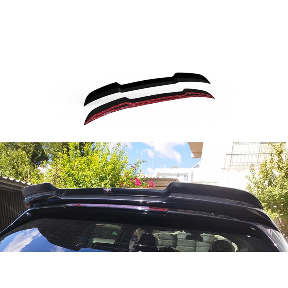 Dachspoiler (Spoilerkappe) kompatibel mit BMW 1er (F40) M-Sport/128ti/M135i 2019-2024 (ABS Glanz Schwarz) von Motordrome