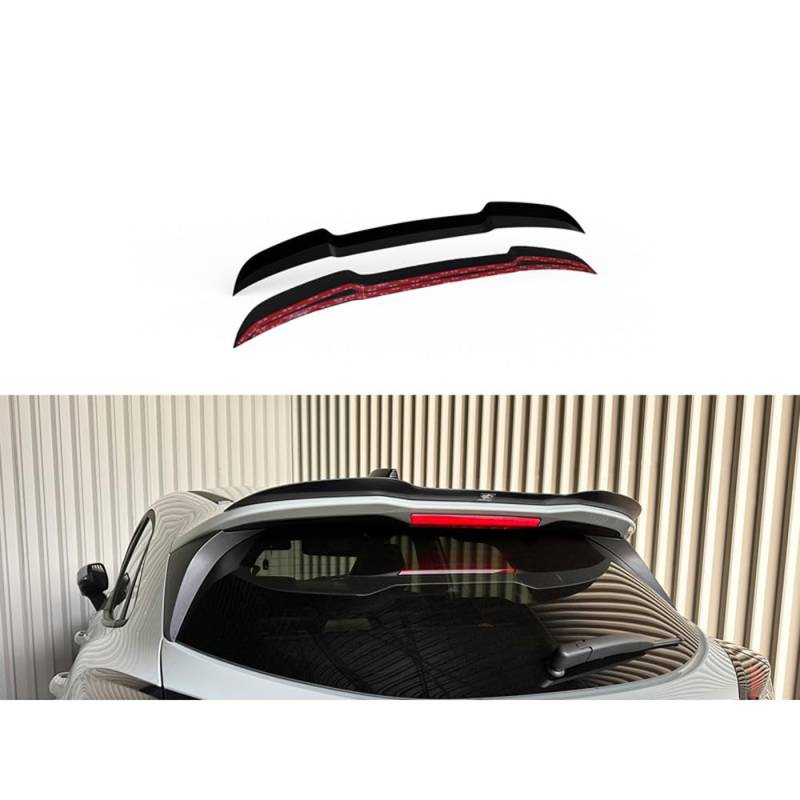 Dachspoiler (Spoilerkappe) kompatibel mit Ford Puma ST/ST-Line X/ST-Line mit ST Spoiler 2019-2024 & Facelift 2024- (ABS Gloss Black) von Motordrome