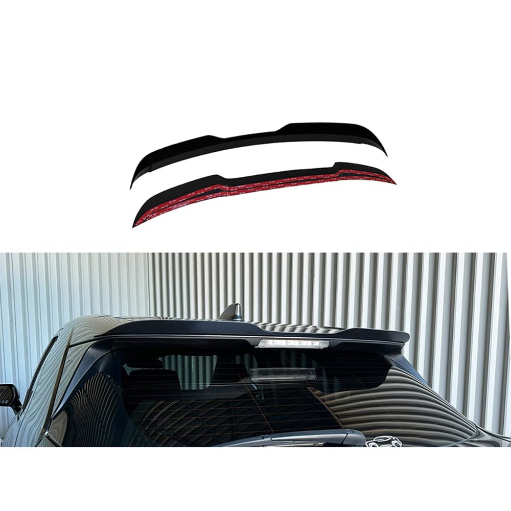 Dachspoiler (Spoilerkappe) kompatibel mit Toyota Yaris Cross 2020- (ABS Gloss Schwarz) von Motordrome