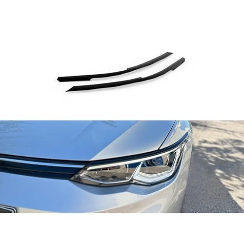 Scheinwerferspoiler kompatibel mit Volkswagen Golf VIII 2020-2024 (ABS) von Motordrome