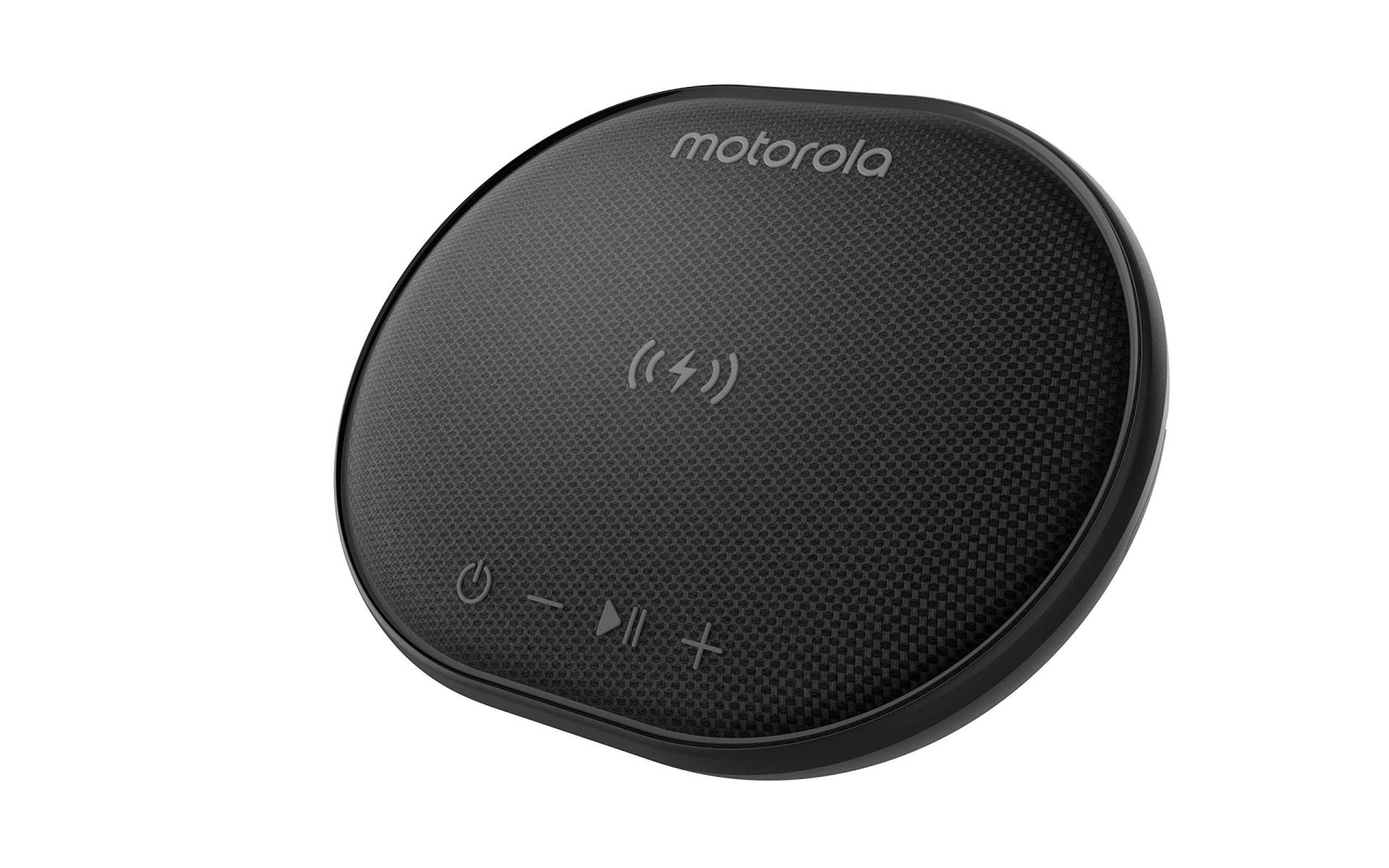 Motorola Lifestyle Sonic Sub 500 Bluetooth Lautsprecher mit Kabelloser Ladestation - 5W Lautsprecher mit 15 St. Spielzeit - IPX7 Waterproof - Alexa und Google Assistant - Schwarz von Motorola Sound