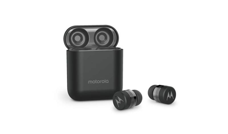 Motorola Lifestyle VerveBuds 120 - Bluetooth in Ear mini Kopfhörer - Tragbar Ladebox und Integriertem Mikrofon - 15 Std. - IPX6 Waterproof - Touch Control - Kompatibel mit Alexa,Siri,Google - Schwarz von Motorola Sound