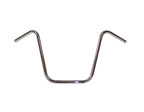 Highway Hawk Lenker Apehanger 41cm hoch / 7/8" (22 mm) / Motorrad, Chopper, Cruiser/Chrom/TÜV von Motorrad Burchard