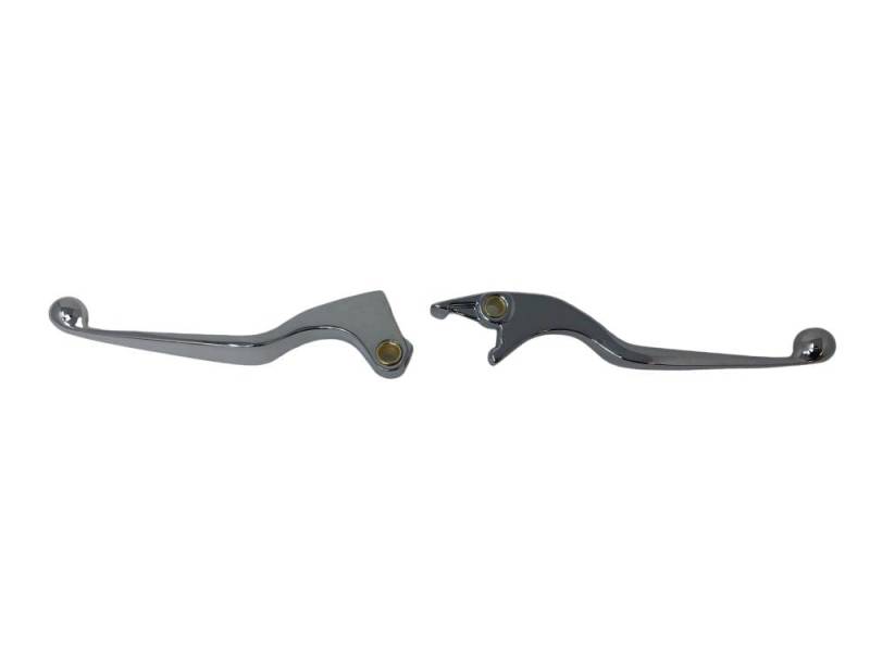 Highway Hawk Wide Blade Hebelsatz Lenkerhebel Schalthebel Bremshebel Kompatibel für Honda VT, Honda VF, Honda VTX von Motorrad Burchard