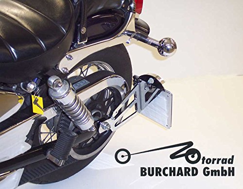 Seitlicher Kennzeichenhalter Suzuki LS 650 Savage mit TÜV Teilegutachten von Motorrad Burchard