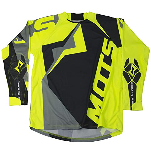 Mots T-Shirt Enduro/Motocross X1, Schwarz/Fluo, M, Schwarz/Fluo, Gr. M von Mots