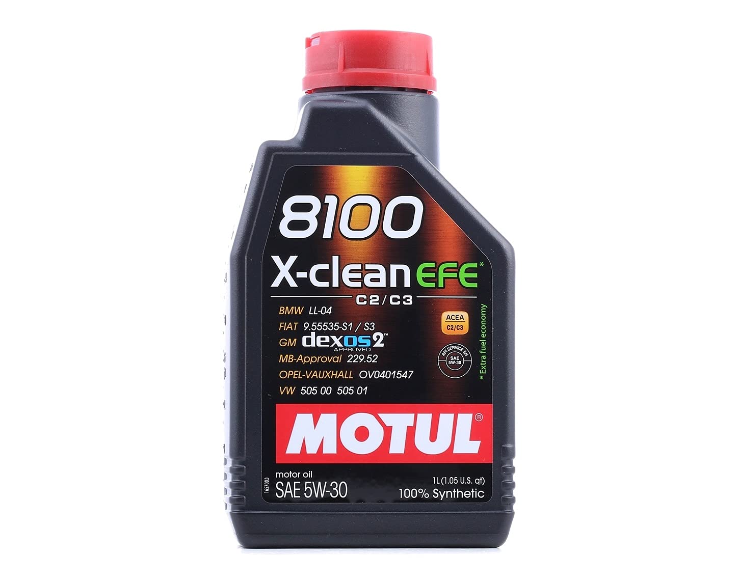 Motul Deutschland GmbH Motoröl 8100 X-CLEAN EFE 5W-30 1L von MORFOSE