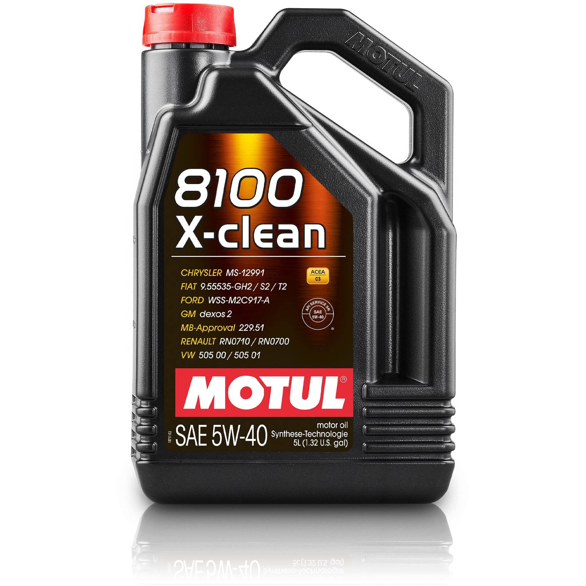 8100 X-Clean 5W-40, 5 Liter von Motul