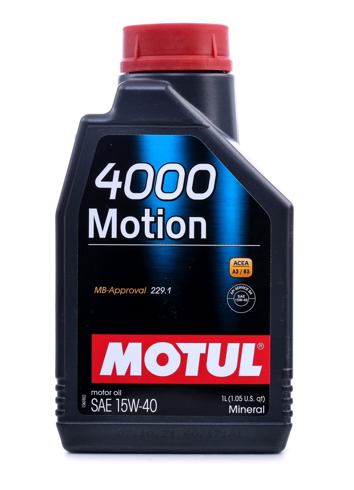 Motul 4000 Motion 15W40 / 1Liter, Brown, 102815 von Motul