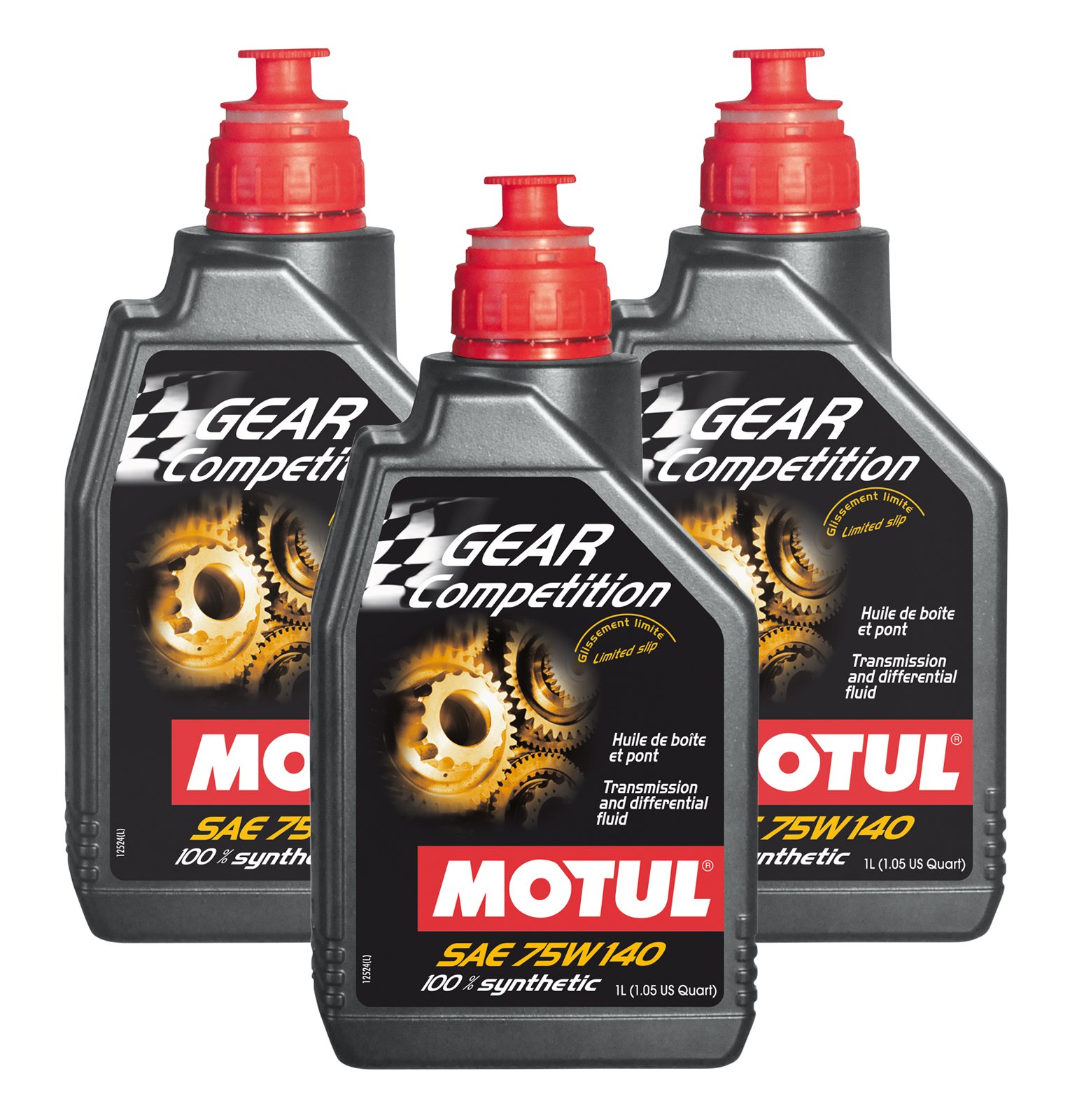 MOTUL GEAR COMPETITION 100% Synthetik 75 W140 3x 1Liter von Motul