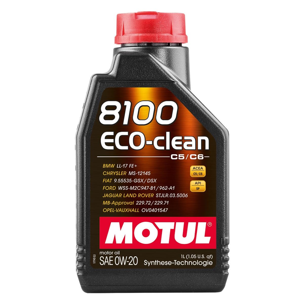 MOTUL 1 L 8100 Eco-clean 0W20 Motoröl 110724 von Motul