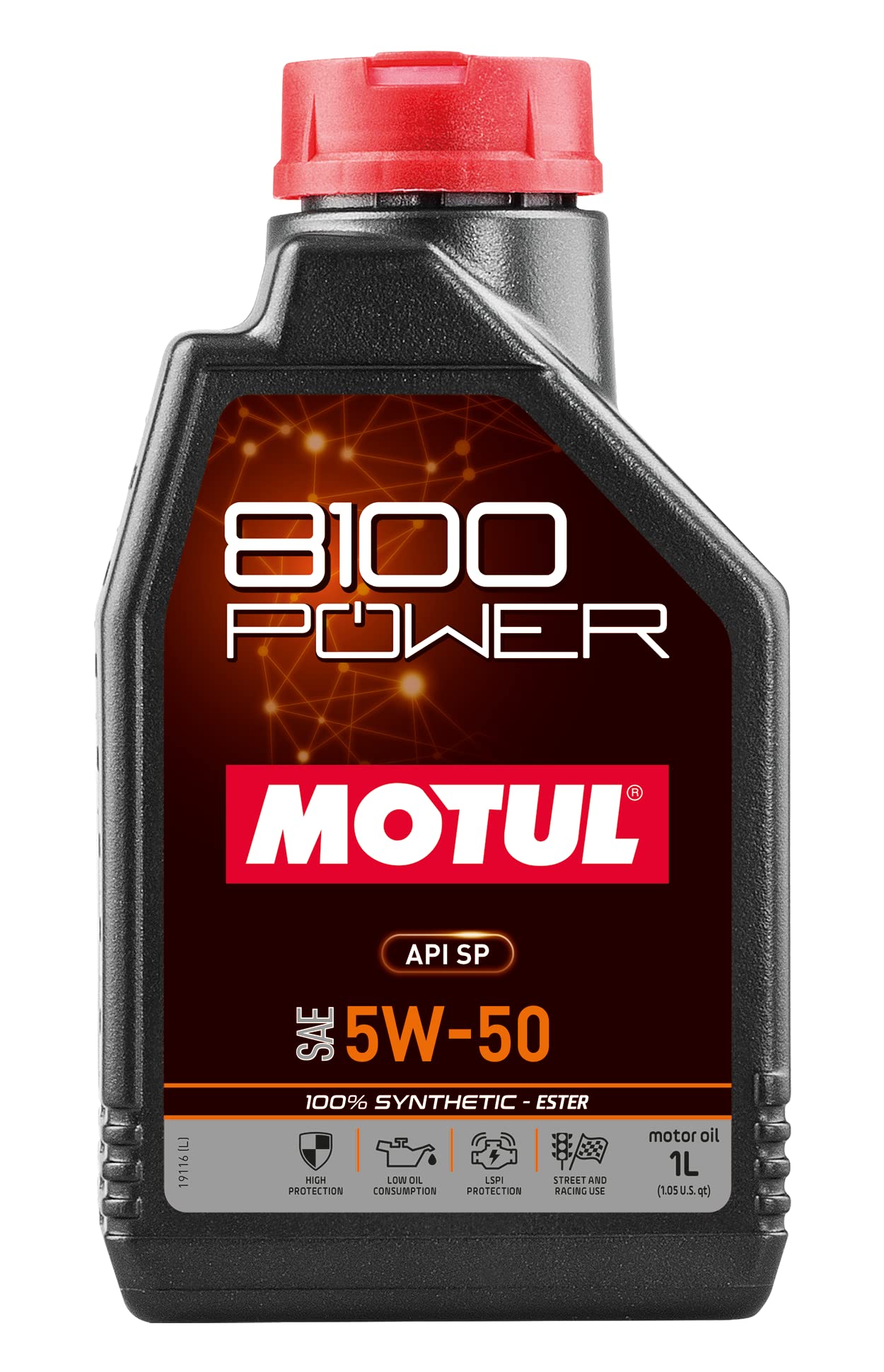 MOTUL 1 L 8100 POWER 5W-50 Motoröl 111811 von Motul