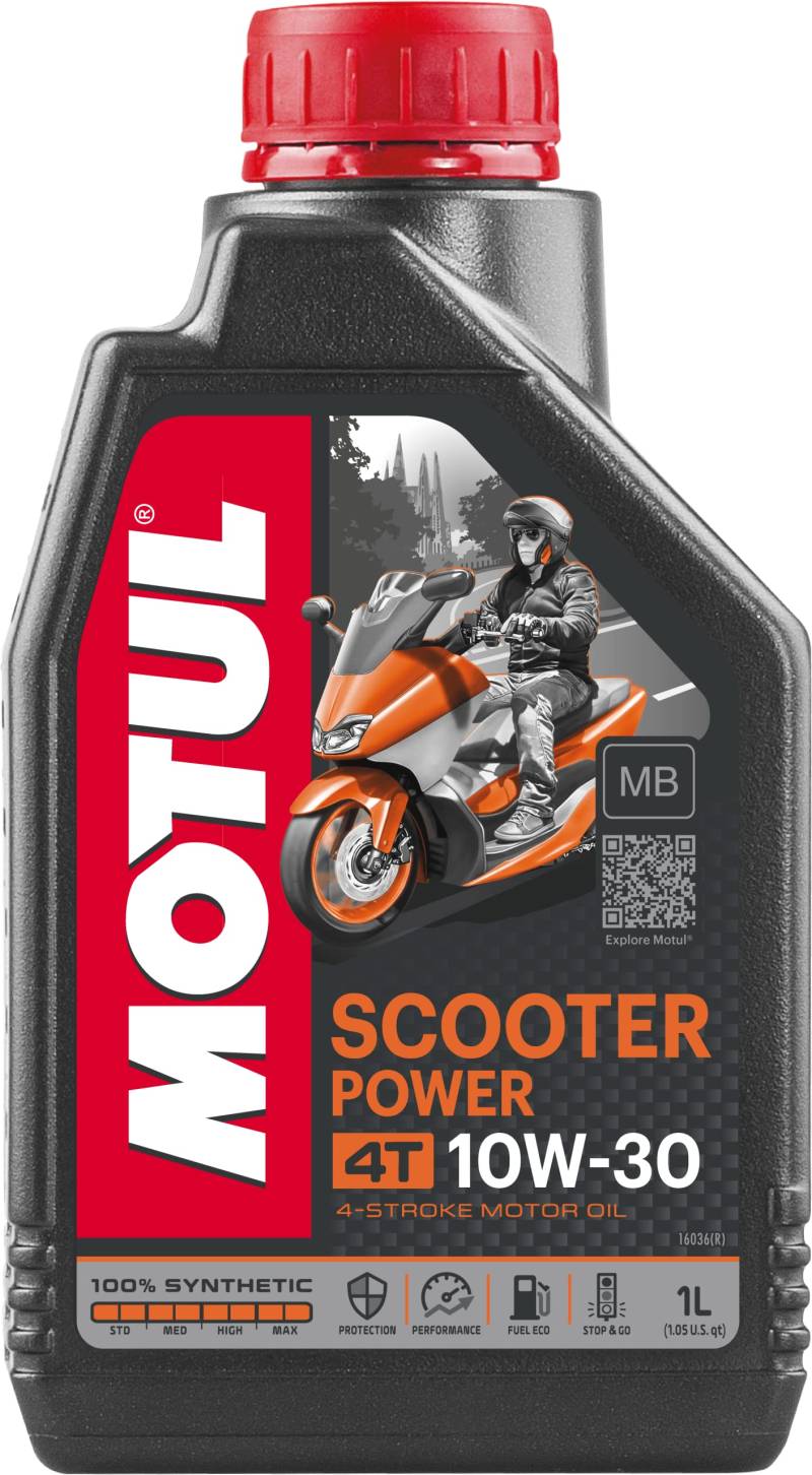 Motul OEL MOT 10W30 4T 1L, Brown, 105936 von Motul