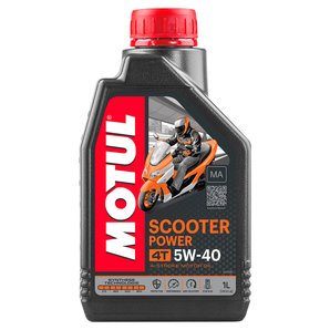 Motorenöl Scooter Power 4T 5W-40 1 Liter Synthese-Technologie Motul von Motul