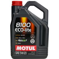 Motoröl MOTUL 8100 Eco-Lite 5W20 5L von Motul