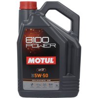 Motoröl MOTUL 8100 POWER 5W50 5L von Motul