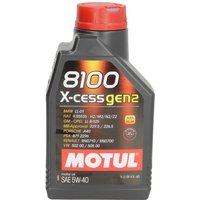 Motoröl MOTUL 8100 X-Cess GEN2 5W40 1L von Motul