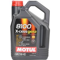 Motoröl MOTUL 8100 X-Cess GEN2 5W40 4L von Motul