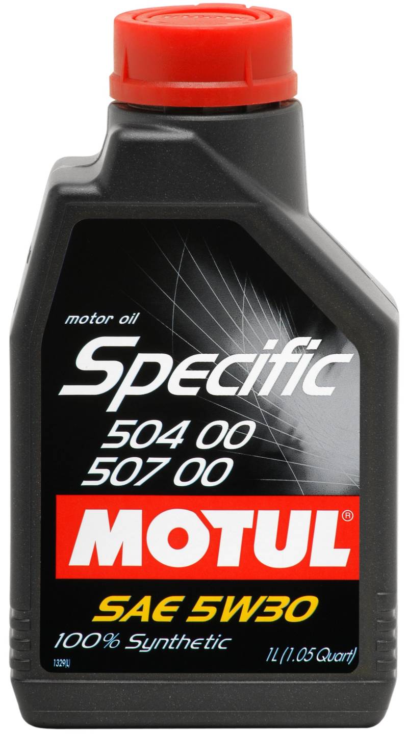 Motul 101474 Motoröl Specific 504 00-507 00 5W-30 1 L, Brown von Motul